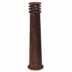 Rusty Outdoor Bollard -Fashion Lighting 1026666