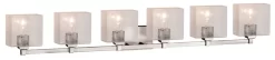 Fusion Regency Rectangle 6LT Bathroom Vanity Light