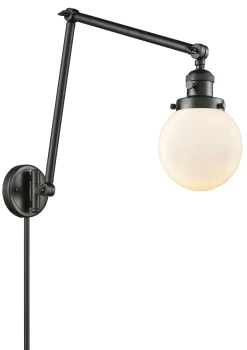Beacon 238 Double Swing-arm Plug-in Wall Sconce 14 Beacon 238 Double Swing-arm Plug-in Wall Sconce -Fashion Lighting 1136811