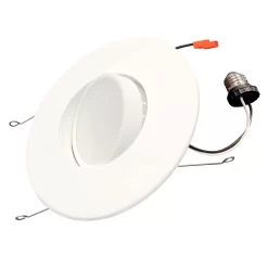 Retrofit Gimbal Downlight With E26 Quick Connect 120V 4-PACK 5 Retrofit Gimbal Downlight With E26 Quick Connect 120V 4-PACK -Fashion Lighting 1149739