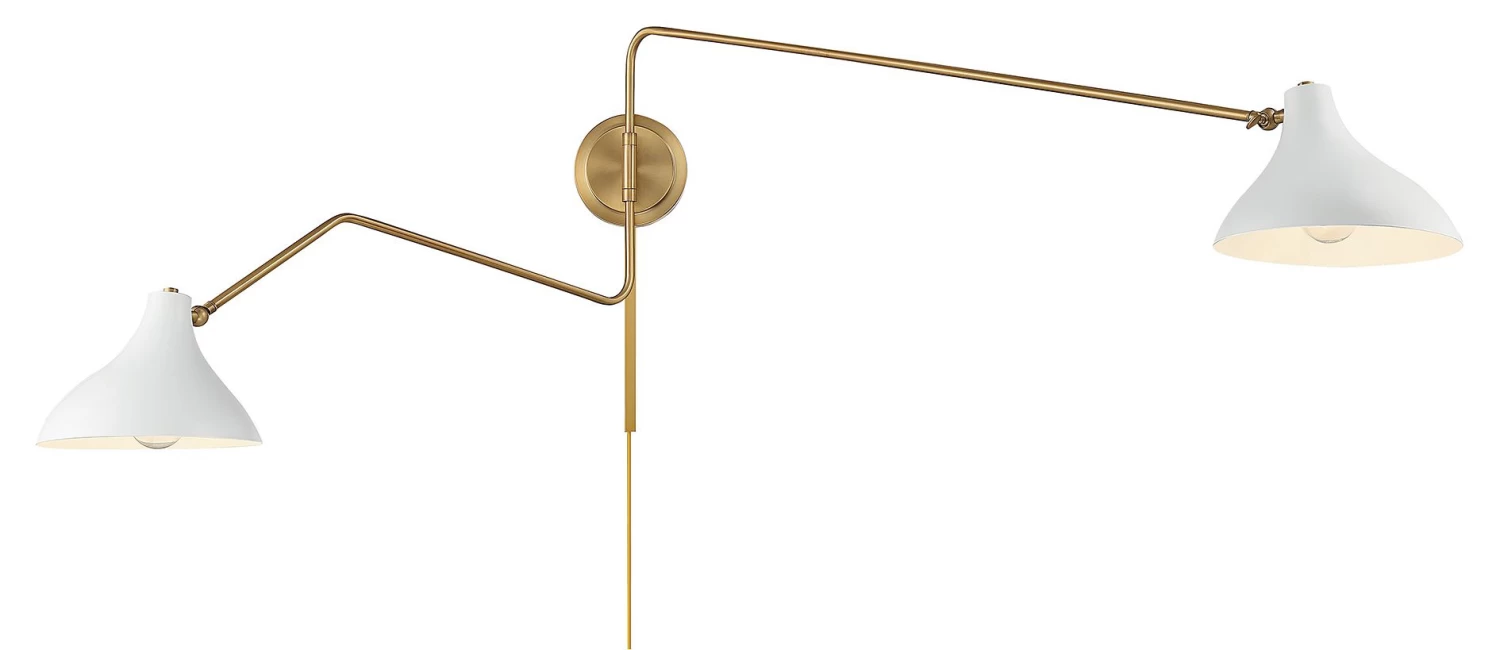 Adriana Swing-arm Plug-in Wall Sconce 4 Adriana Swing-arm Plug-in Wall Sconce - Image 4