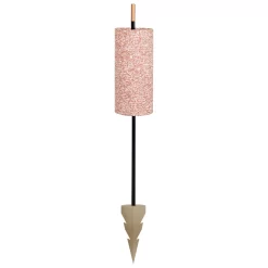 Lagoon Cylinder Outdoor Floor Lamp With Picket Base -Fashion Lighting 1161877