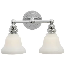 Boston Glass Functional Bathroom Vanity Light -Fashion Lighting 1237645