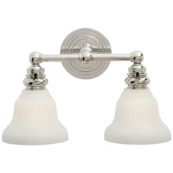 Boston Glass Functional Bathroom Vanity Light -Fashion Lighting 1237647