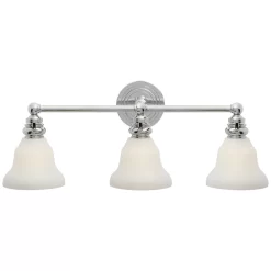 Boston Glass Functional Bathroom Vanity Light -Fashion Lighting 1237650