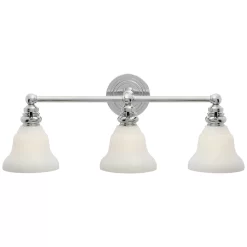 Boston Glass Functional Bathroom Vanity Light -Fashion Lighting 1237652