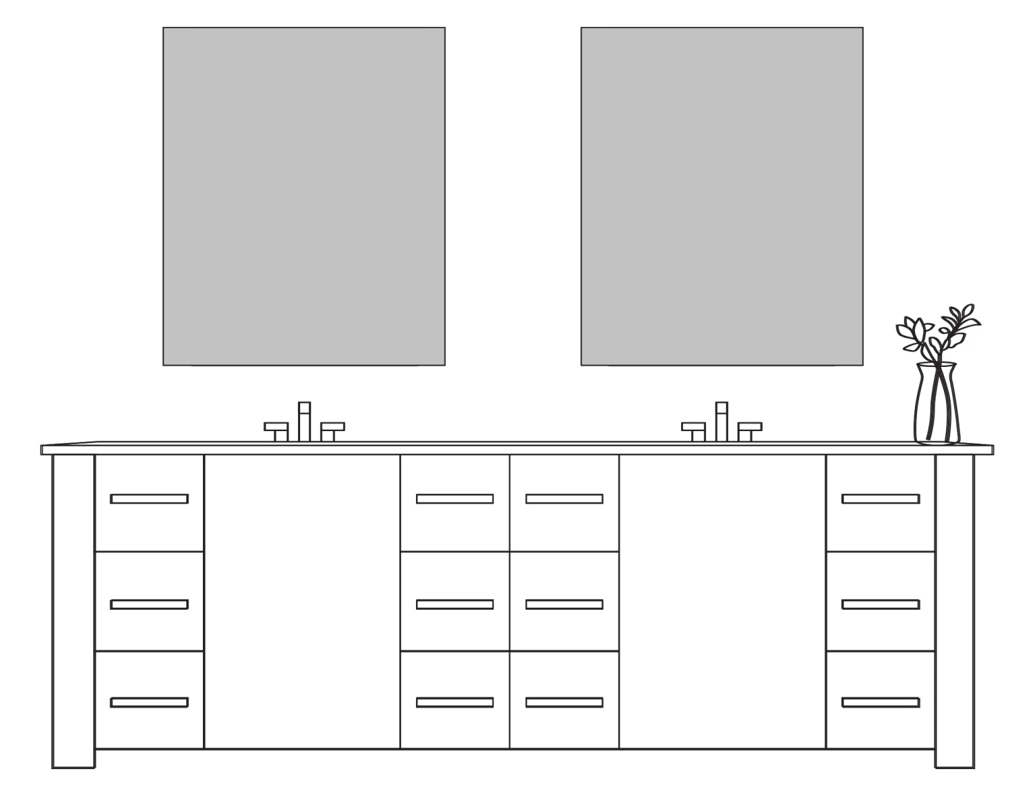 Halo Lighted Mirror 2 Halo Lighted Mirror - Image 2