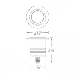 Round 2 Inch In Ground Light