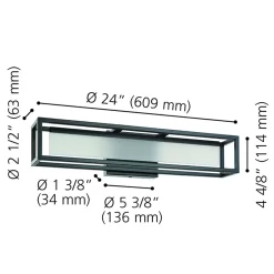 EGLO Gualajo Bathroom Vanity Light