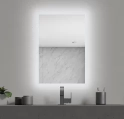 Halo Lighted Mirror 16 Halo Lighted Mirror -Fashion Lighting 2436 HA