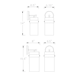 Z-LIte Fontaine Wall Sconce