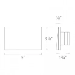 12V Horizontal Landscape Step / Wall Light Amber CCT