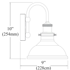 Dainolite 410 Wall Sconce