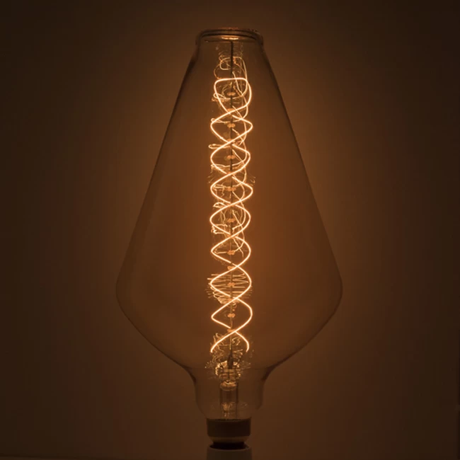 Nostalgic Med Base 60W 120V X-Large Diamond Spiral 2 Nostalgic Med Base 60W 120V X-Large Diamond Spiral - Image 2