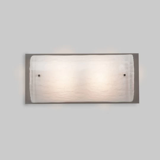 Textured Glass Bathroom Vanity Light 3 Textured Glass Bathroom Vanity Light - Image 3
