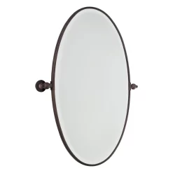 Pivoting Oval Mirror