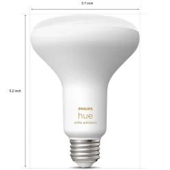 Philips Hue Hue BR30 E26 White Ambiance Smart Bulb