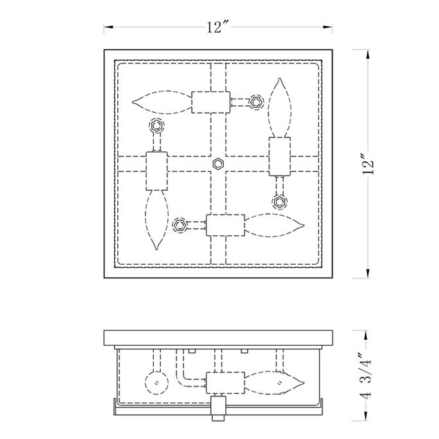 Z-LIte Sana Outdoor Flush Ceiling Fixture 1 Z-LIte Sana Outdoor Flush Ceiling Fixture