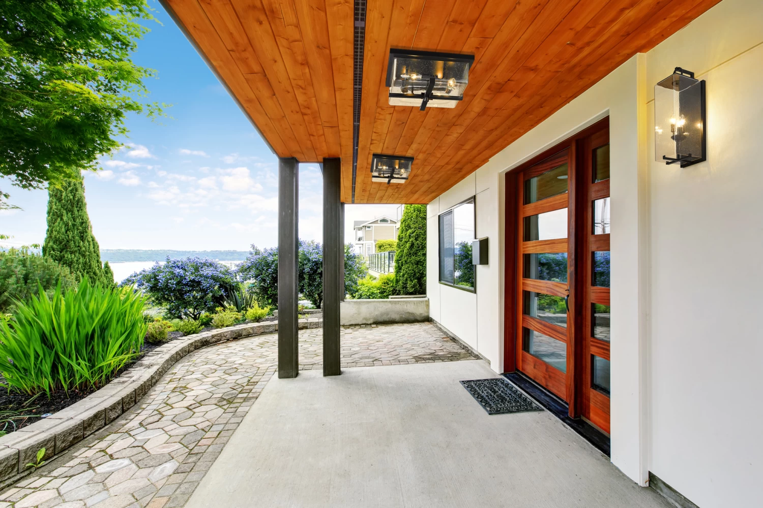 Z-LIte Sana Outdoor Flush Ceiling Fixture 8 Z-LIte Sana Outdoor Flush Ceiling Fixture - Image 8