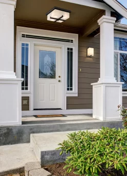 Z-LIte Sana Outdoor Flush Ceiling Fixture 15 Z-LIte Sana Outdoor Flush Ceiling Fixture -Fashion Lighting 593F BK RS 3