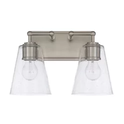 Signature Bathroom Vanity Light With Rectangle Back Plate 17 Signature Bathroom Vanity Light With Rectangle Back Plate -Fashion Lighting 853344