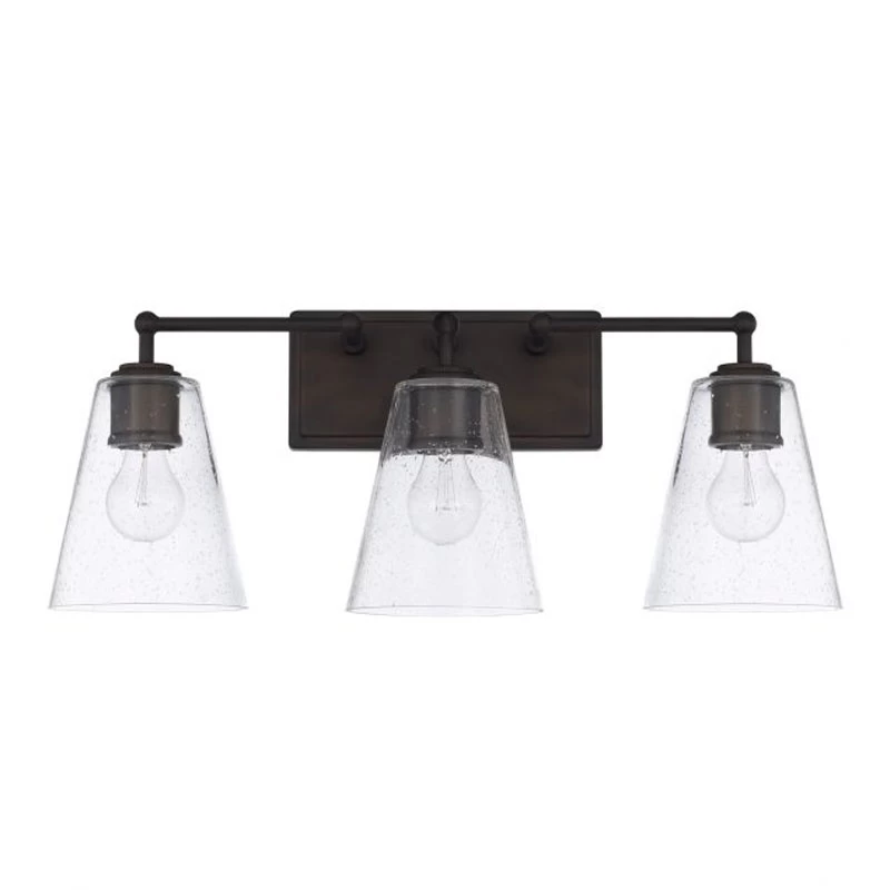 Signature Bathroom Vanity Light With Rectangle Back Plate 1 Signature Bathroom Vanity Light With Rectangle Back Plate