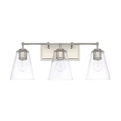 Signature Bathroom Vanity Light With Rectangle Back Plate 12 Signature Bathroom Vanity Light With Rectangle Back Plate -Fashion Lighting 853354