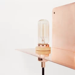 Frama 90 Plug-In Wall Sconce 9 Frama 90 Plug-In Wall Sconce -Fashion Lighting 90 Wall Light copper side