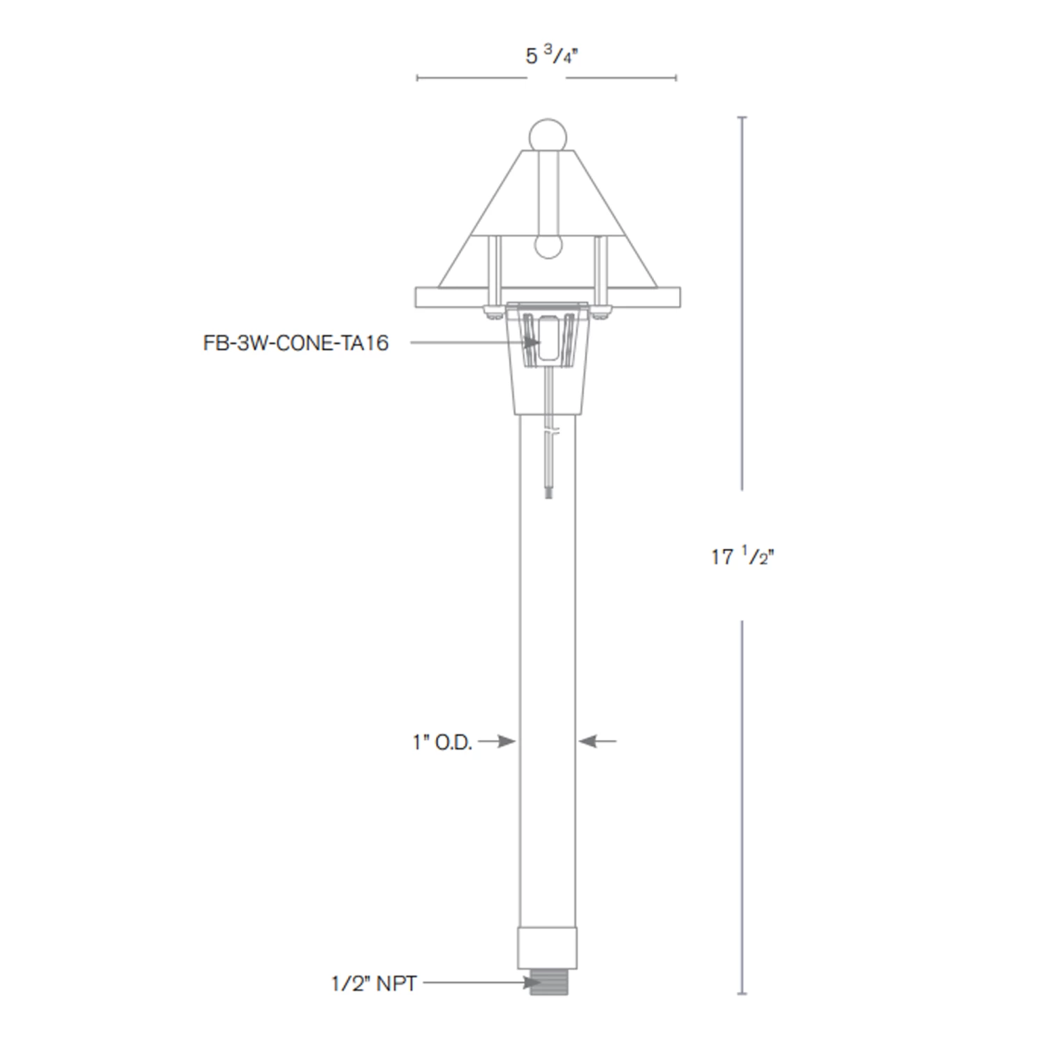 CC-100 Pathway Light 8-15V 1 CC-100 Pathway Light 8-15V