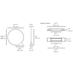 Artemide O Outdoor Fixed Ground Lamp