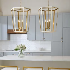 Curt Outdoor Chandelier -Fashion Lighting AC1094MWTBBS install