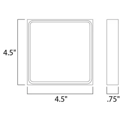 Alumilux Outline 120V Outdoor Wall Sconce