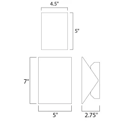 Alumilux Tilt 120V Outdoor Wall Sconce