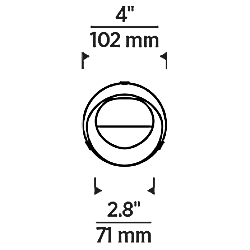 E4 Pro 4IN Round Flangeless Wall Wash Trim 1 E4 Pro 4IN Round Flangeless Wall Wash Trim