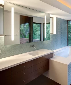 Fusion Rectangle Lighted Mirror -Fashion Lighting FUS6040 app