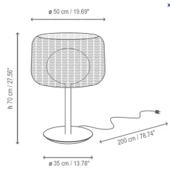 Fora Outdoor Table Lamp