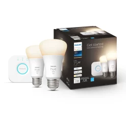 Philips Hue Hue A19 White Smart Bulb Starter Kit -Fashion Lighting HUE 563080 add1