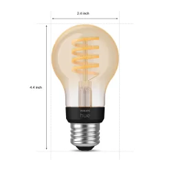 Philips Hue Hue A19 White Ambiance Filament Smart Bulb
