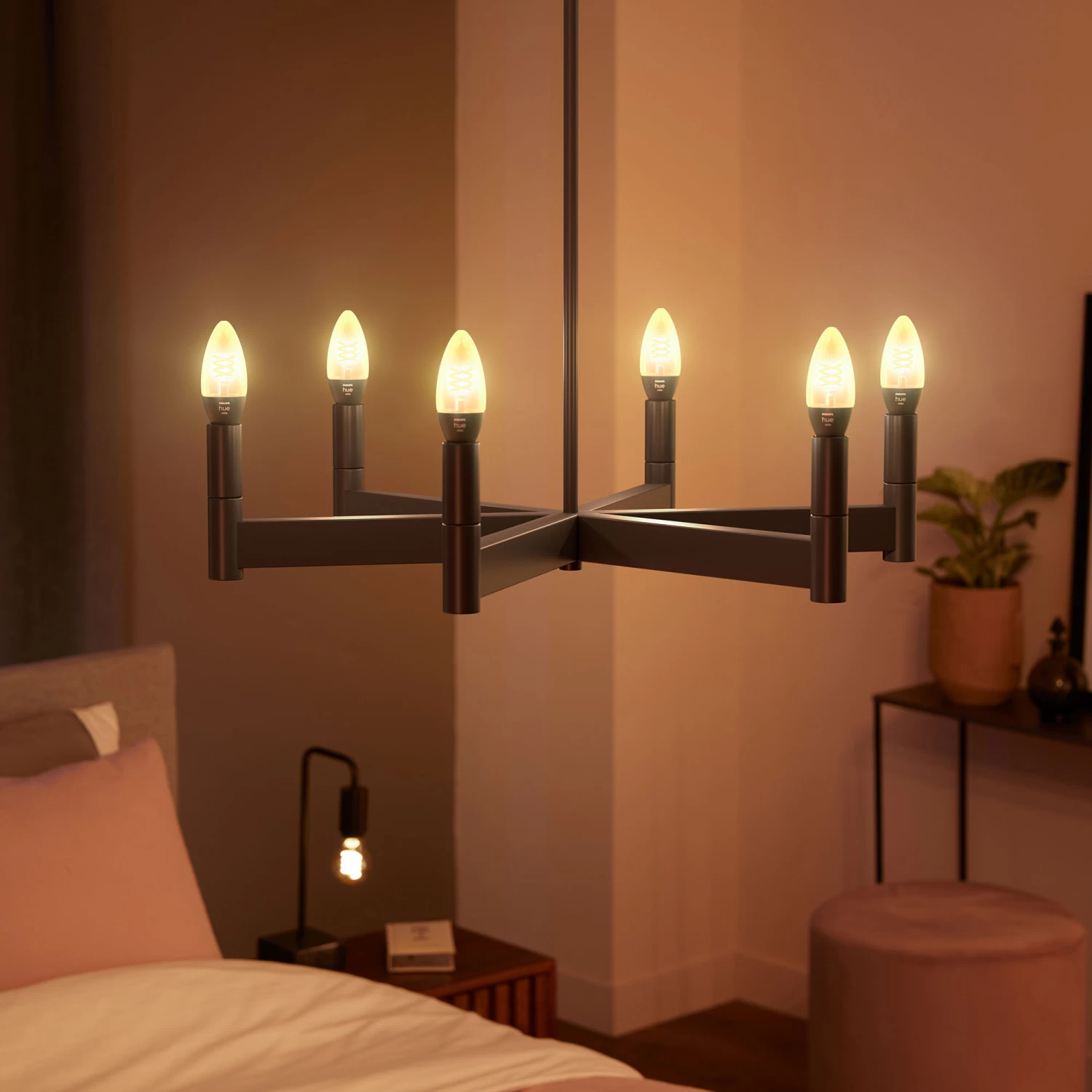 Philips Hue Hue E12 White Filament Smart Bulb 4 Philips Hue Hue E12 White Filament Smart Bulb - Image 4