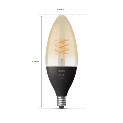 Philips Hue Hue E12 White Filament Smart Bulb
