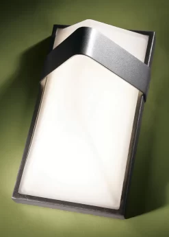 Wedge Outdoor LED Wall Sconce -Fashion Lighting P1236 566 L Glam2