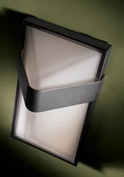 Wedge Outdoor LED Wall Sconce -Fashion Lighting P1236 566 L Glam3