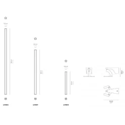 Pencil Vertical Cordless Wall Sconce
