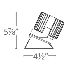 Volta 4.5IN Round Invisible Wall Wash Trim