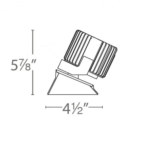Volta 4.5IN Square Invisible Wall Wash Trim 1 Volta 4.5IN Square Invisible Wall Wash Trim