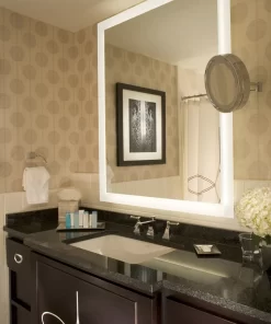 Silhouette Square Lighted Mirror 11 Silhouette Square Lighted Mirror -Fashion Lighting SIL4242 app