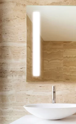 Lumin Tall Lighted Mirror -Fashion Lighting Seura BrilliantLED Lumin 1