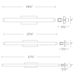 Mini Vogue Bathroom Vanity Light
