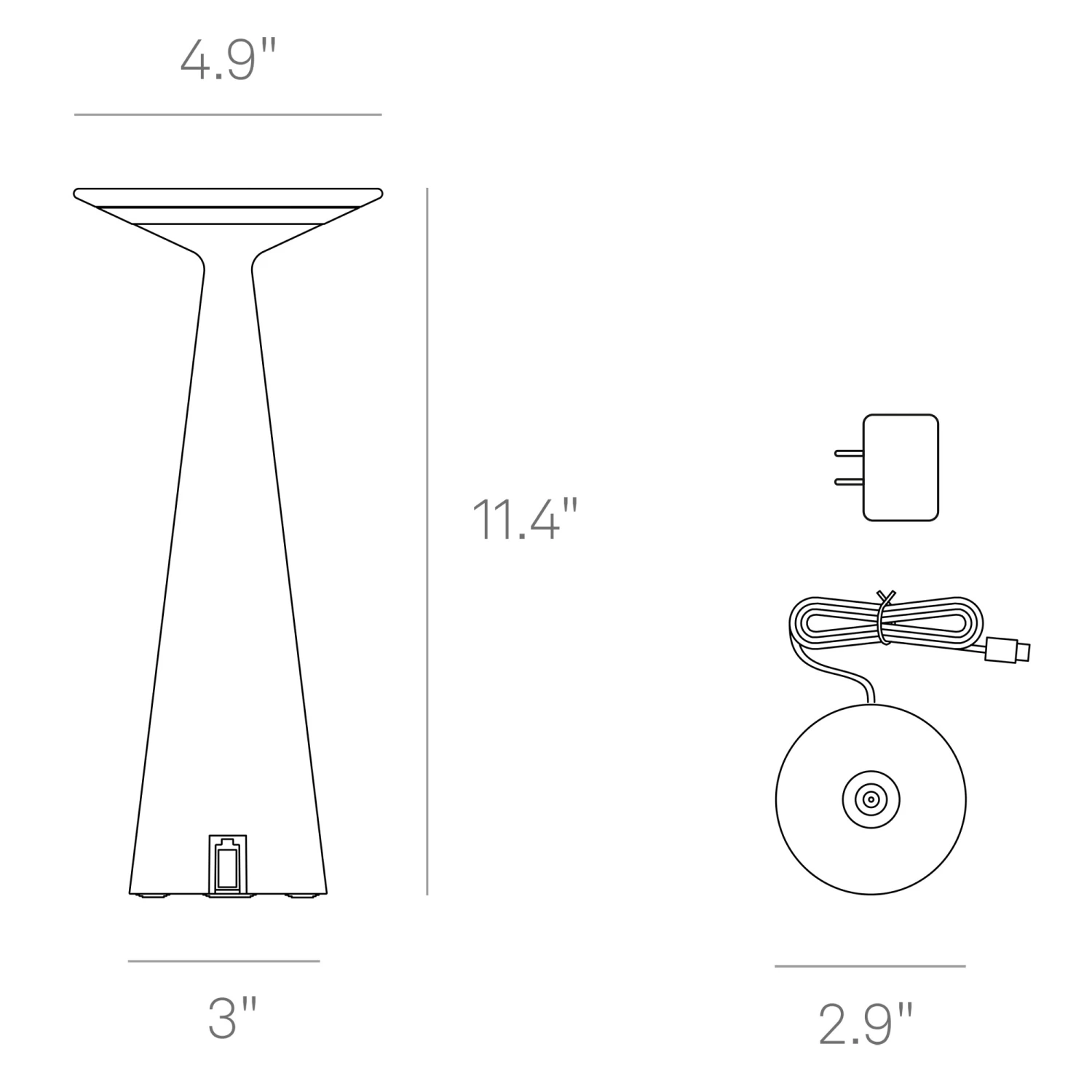 Dama Cordless Table Lamp 1 Dama Cordless Table Lamp