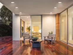 Ulko 120V Round Outdoor Ceiling Light